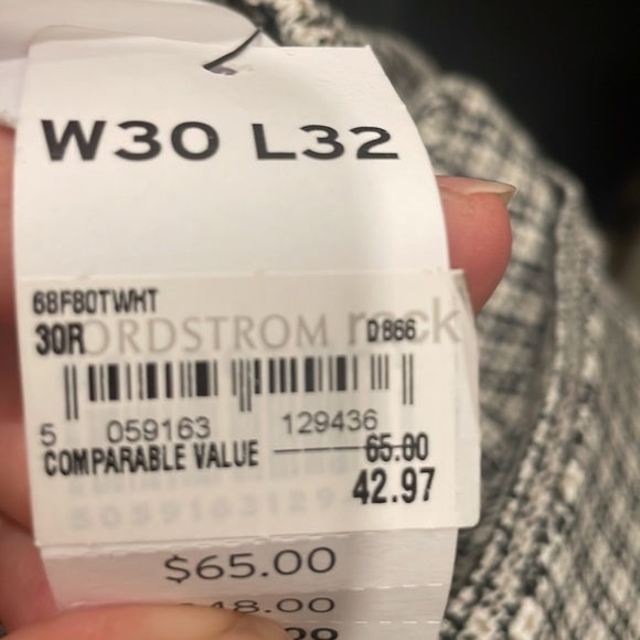 Topman stretch skinny herringbone pants - Picture 6 of 6